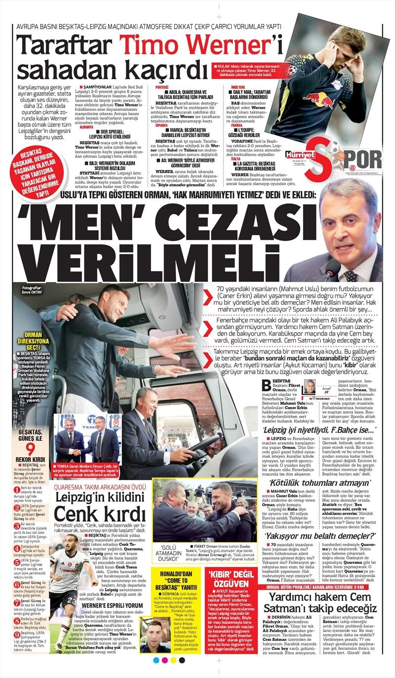 28 Eylül 2017 | İşte gazetelerin Beşiktaş manşetleri - Görsel 7