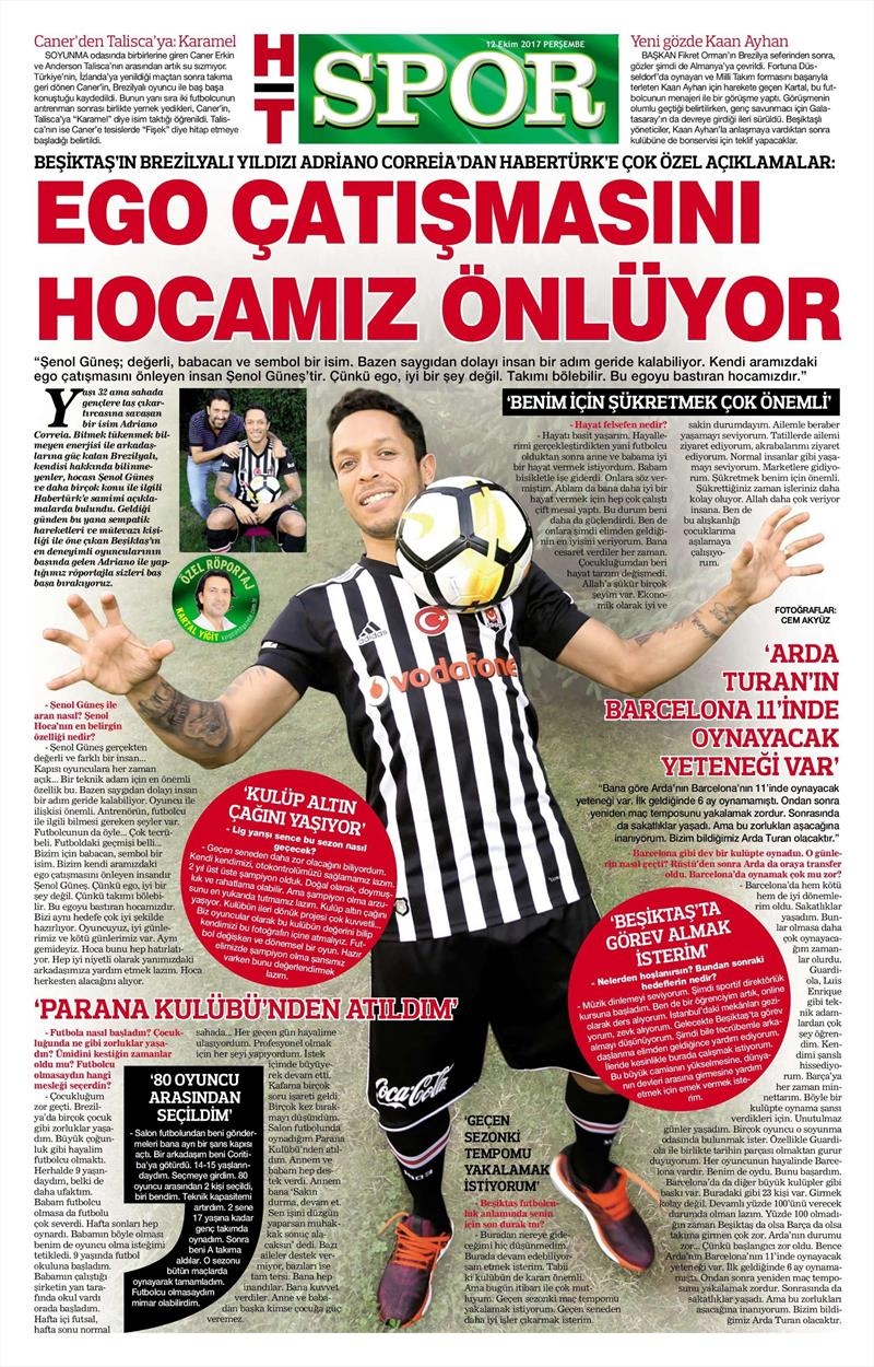 12 Ekim 2017 | İşte gazetelerin Beşiktaş manşetleri - Görsel 4