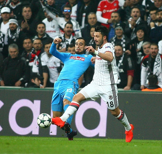 Beşiktaş - Napoli maçından kareler - Görsel 18