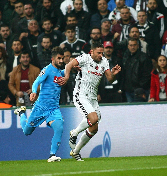 Beşiktaş - Napoli maçından kareler - Görsel 9
