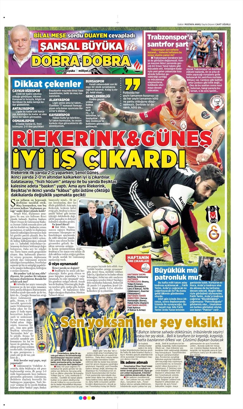 28 Eylül 2016 | Beşiktaş sayfaları - Görsel 8