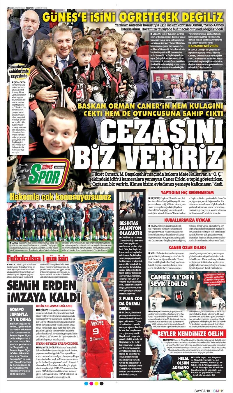 25 Ekim 2017 | İşte gazetelerin Beşiktaş manşetleri - Görsel 3