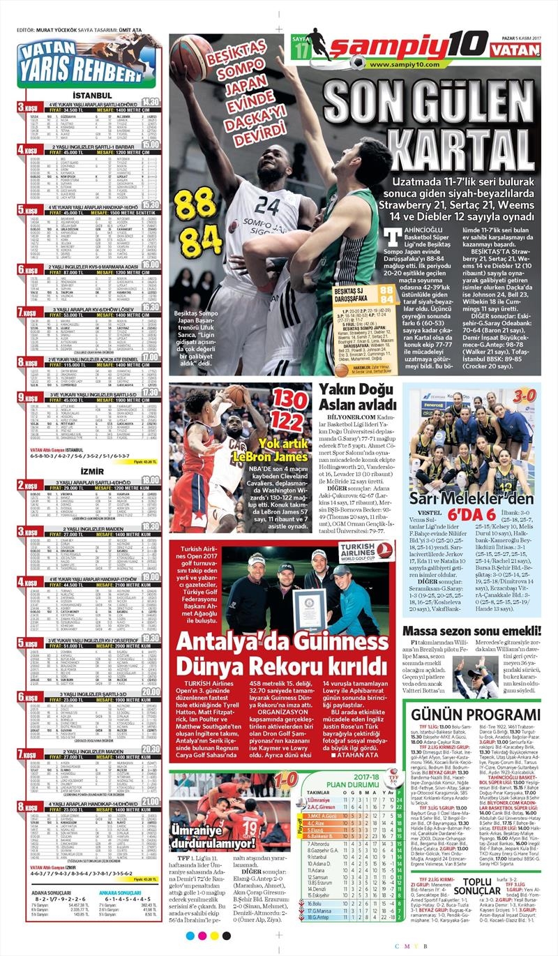 05 Kasım 207 | Gazetelerin Beşiktaş Manşetleri - Görsel 8