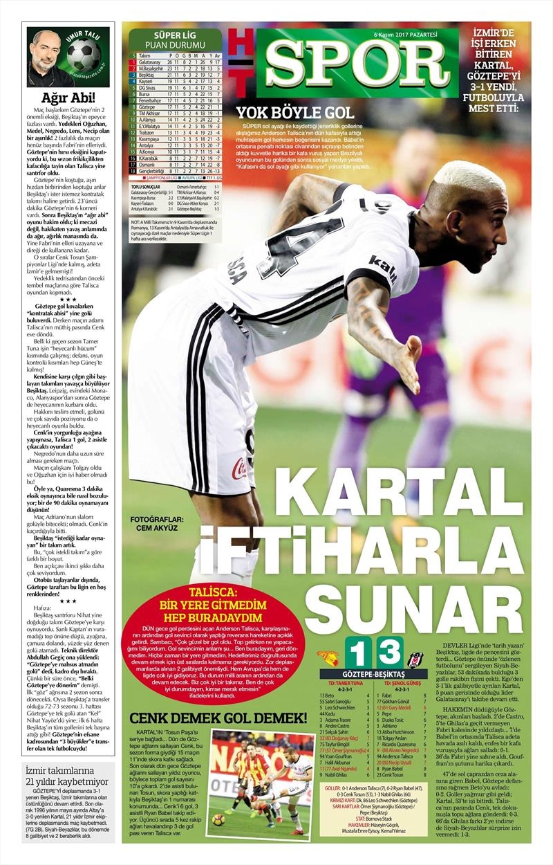 06 Kasım 207 | İşte gazetelerin Beşiktaş manşetleri - Görsel 13