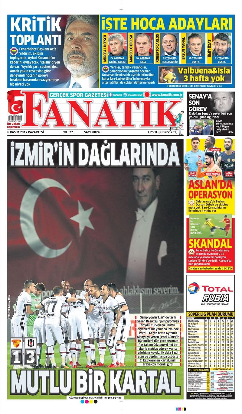 06 Kasım 207 | İşte gazetelerin Beşiktaş manşetleri - Görsel 2