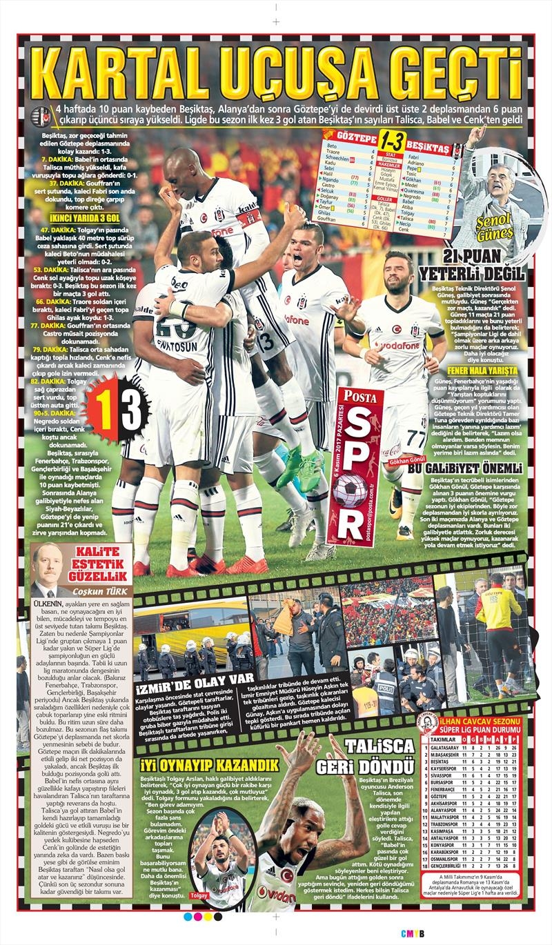 06 Kasım 207 | İşte gazetelerin Beşiktaş manşetleri - Görsel 21