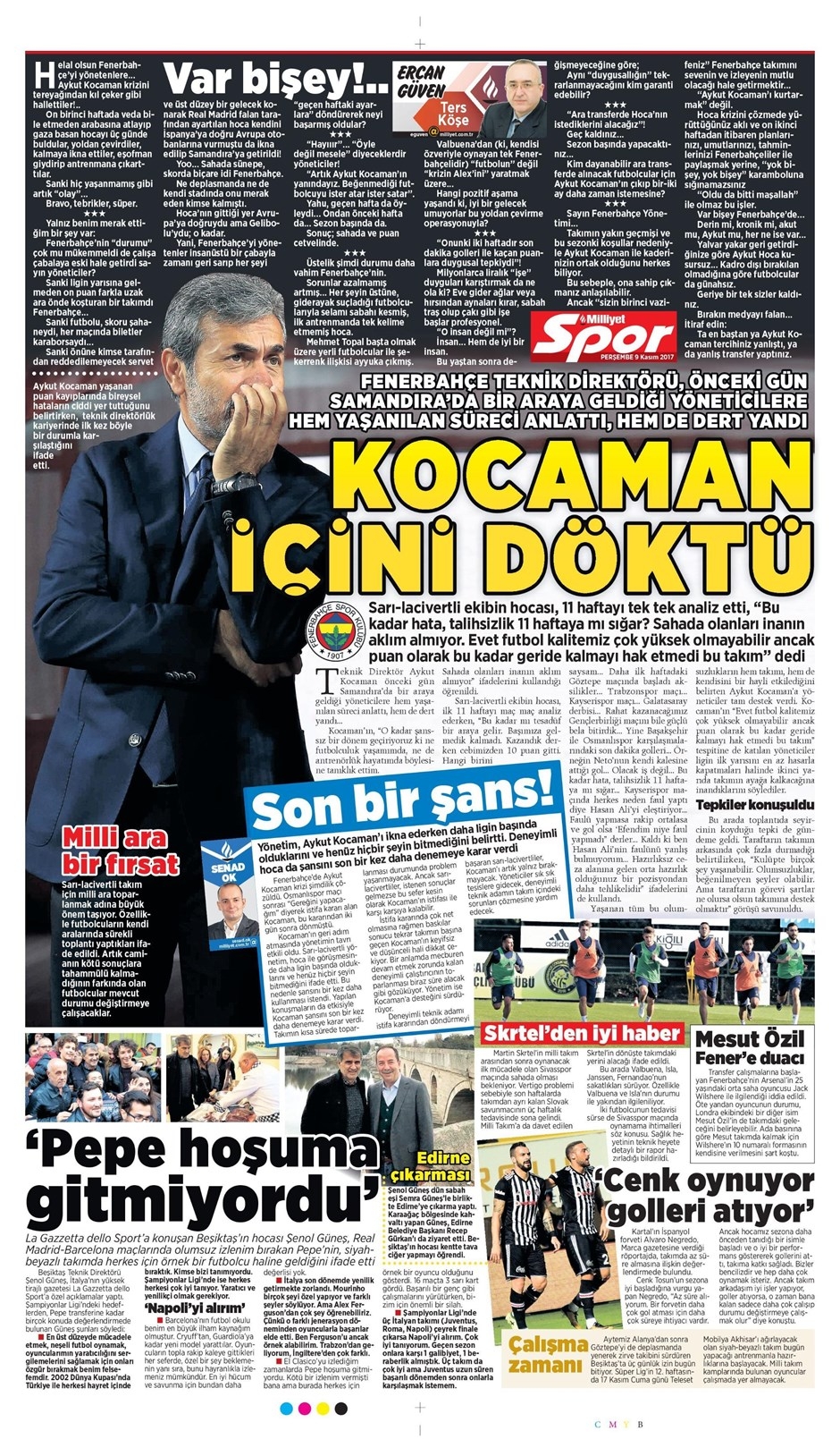 12 Kasım 2017 | Gazetelerin Beşiktaş Manşetleri - Görsel 6