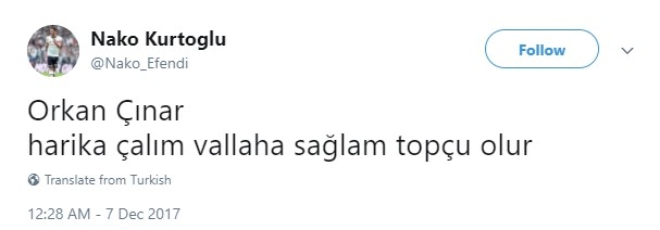 Orkan Çınar'ın 'havalı' çalımı sosyal medyayı salladı - Görsel 3