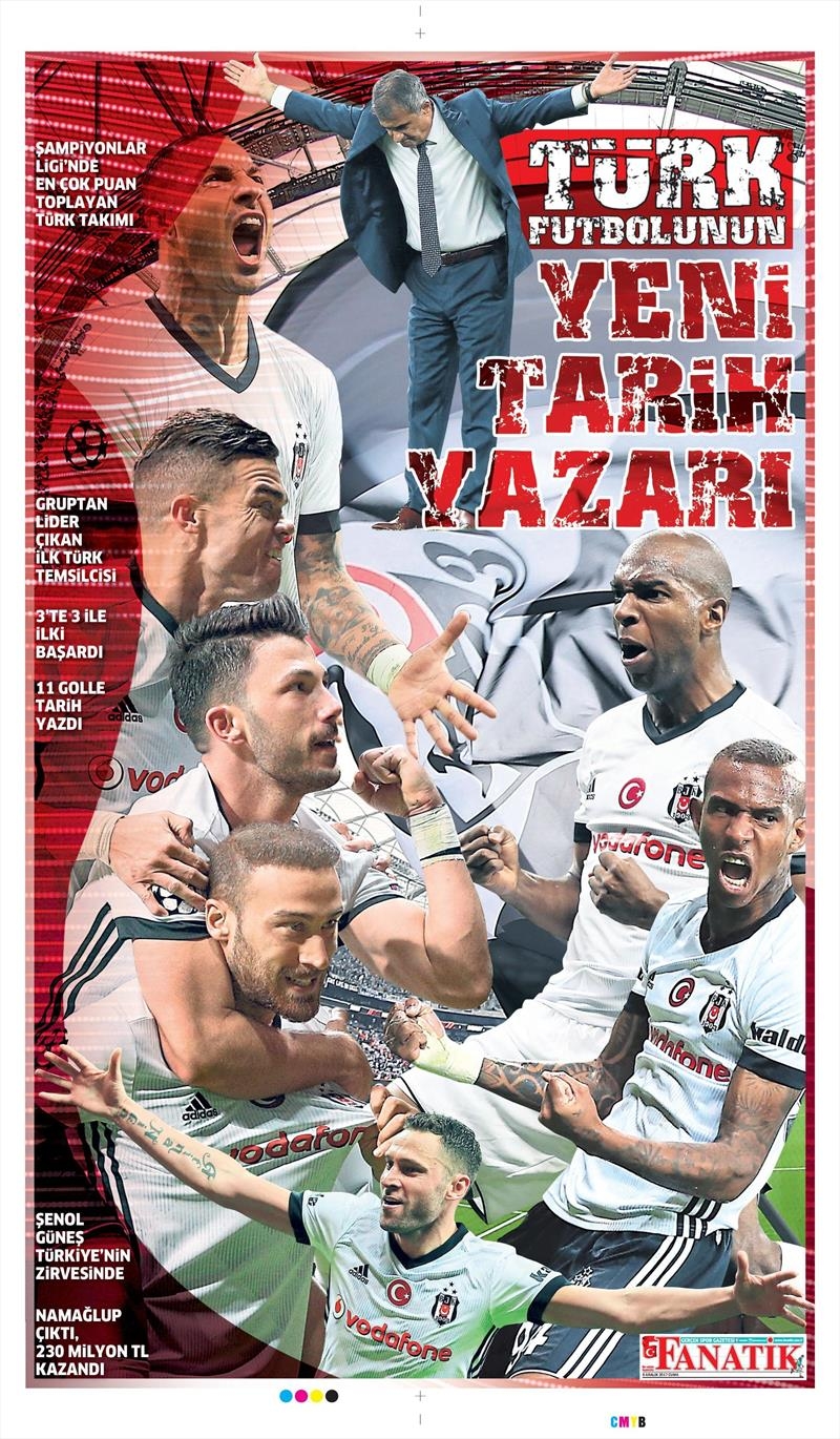 8 Aralık 2017 | Gazetelerin Beşiktaş Manşetleri - Görsel 6
