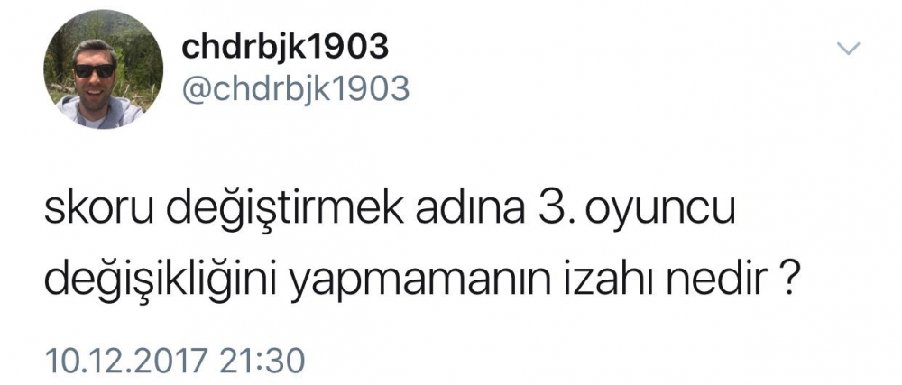 Beşiktaş taraftarının Şenol Güneş’in 3. oyuncu değişikliği yapmamasına tepkisi! - Görsel 9