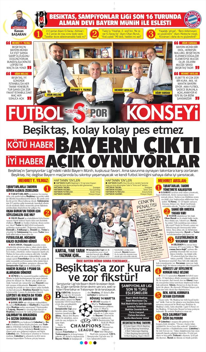 12 Aralık 2017 | Gazetelerin Beşiktaş Manşetleri - Görsel 11