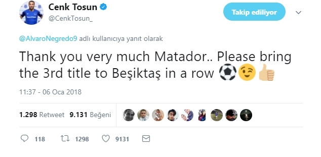 Cenk Tosun, kendisine gelen mesajları cevapsız bırakmadı - Görsel 7