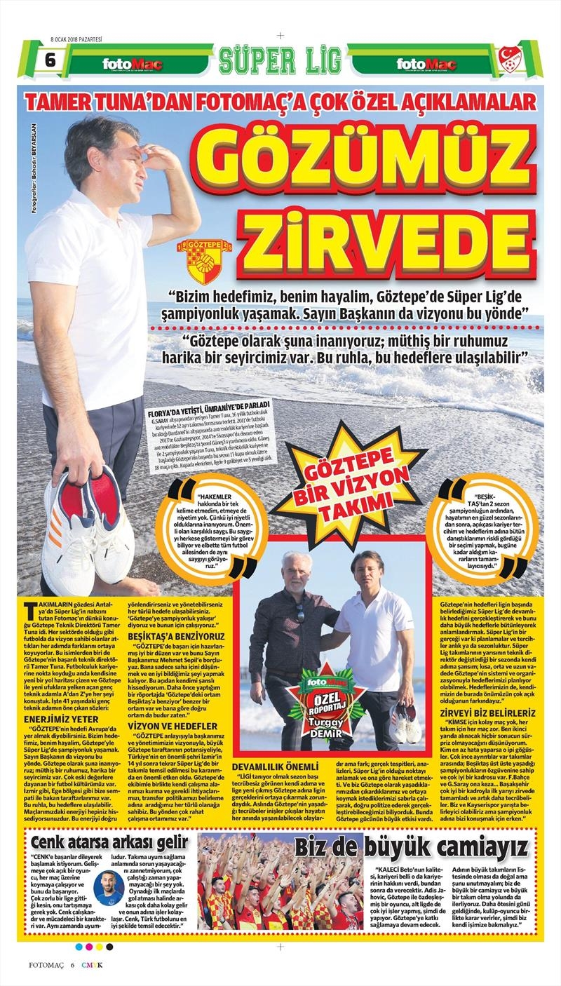 08 Ocak 2018 | Gazetelerin Beşiktaş Manşetleri - Görsel 6