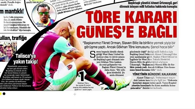 8 Kasım 2016 | Gazetelerin Beşiktaş sayfaları - Görsel 4