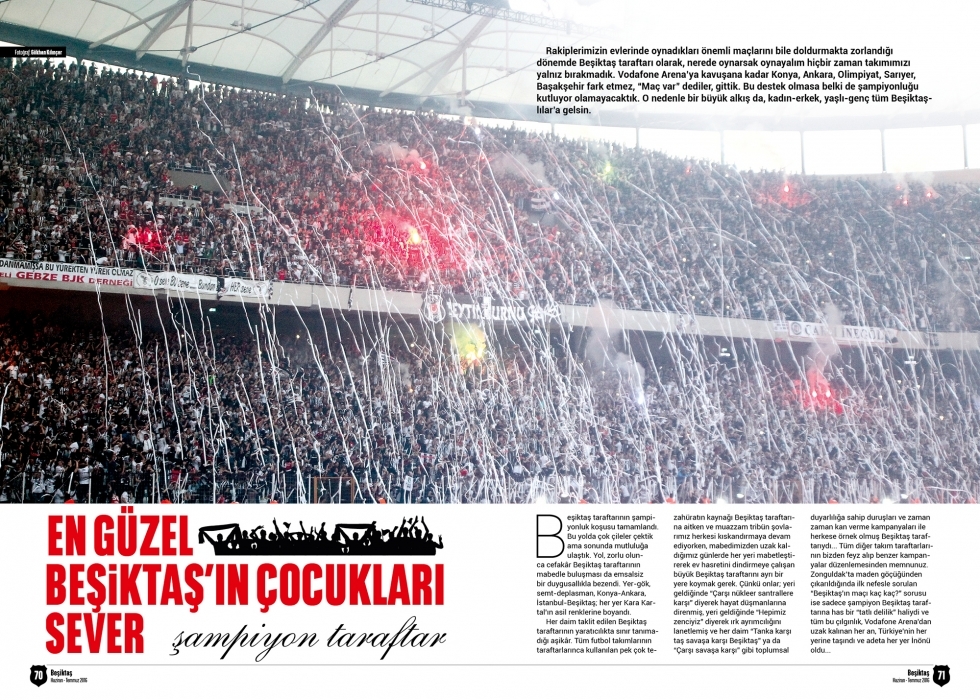 Beşiktaş Dergisi'nin 2015-2016 şampiyonluk sayısı - Görsel 11