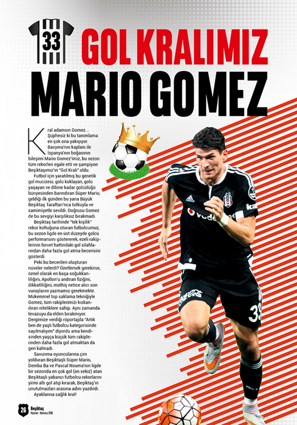 Beşiktaş Dergisi'nin 2015-2016 şampiyonluk sayısı - Görsel 15