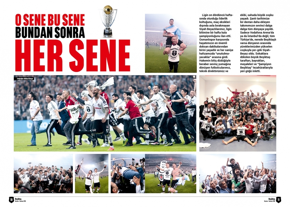 Beşiktaş Dergisi'nin 2015-2016 şampiyonluk sayısı - Görsel 3