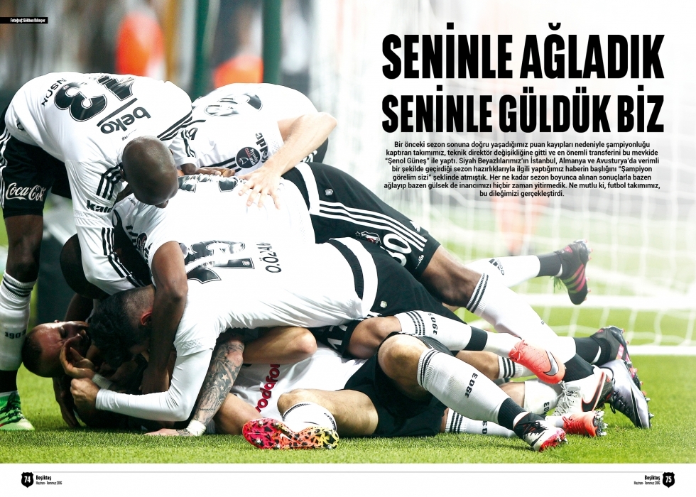 Beşiktaş Dergisi'nin 2015-2016 şampiyonluk sayısı - Görsel 8