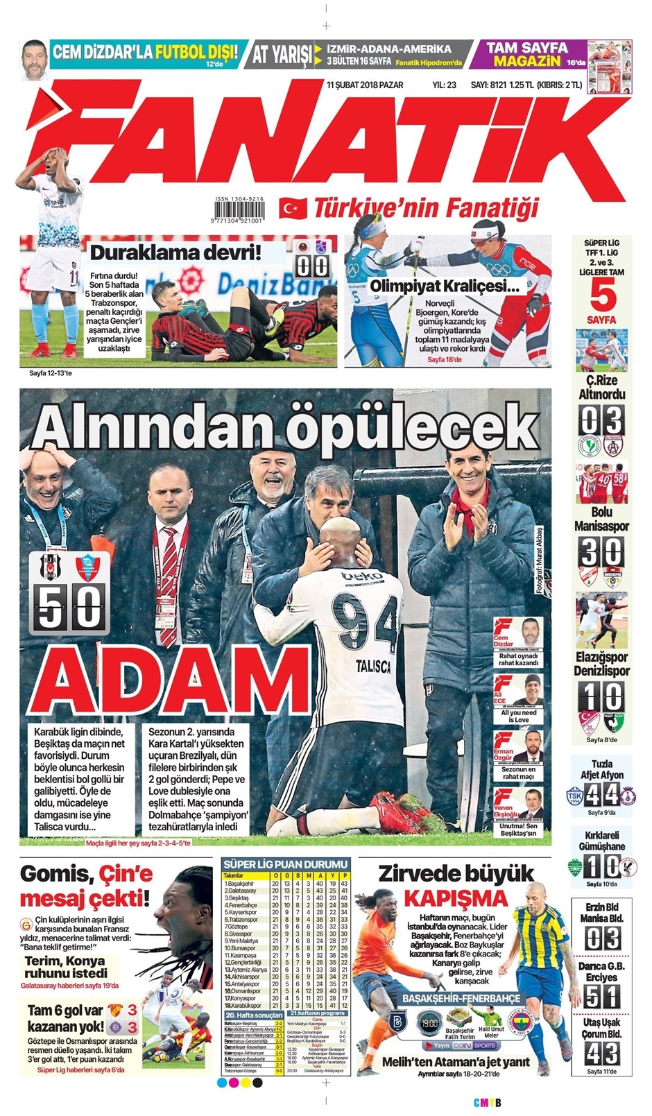 11 Şubat 2018 | Gazetelerin Beşiktaş Manşetleri - Görsel 4