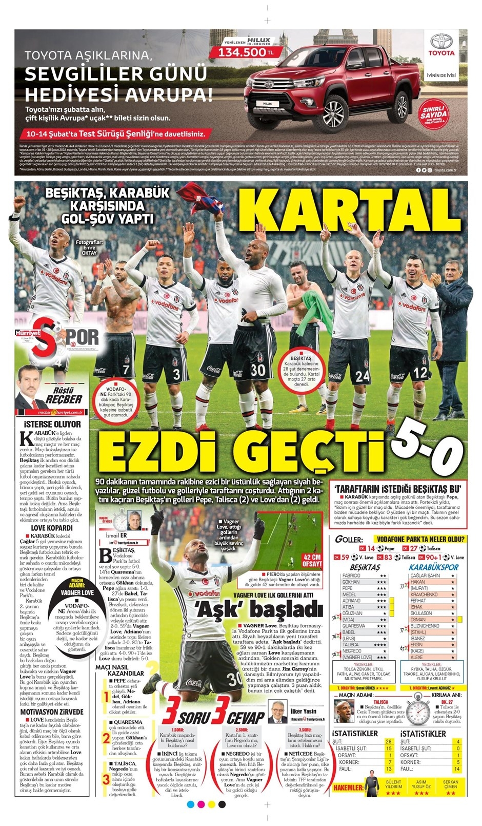 11 Şubat 2018 | Gazetelerin Beşiktaş Manşetleri - Görsel 5