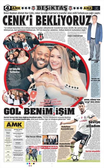 15 Şubat 2018 | İşte gazetelerin Beşiktaş manşetleri - Görsel 3