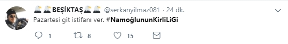 Beşiktaş taraftarı Namoğlu’nun istifasını istiyor! - Görsel 5