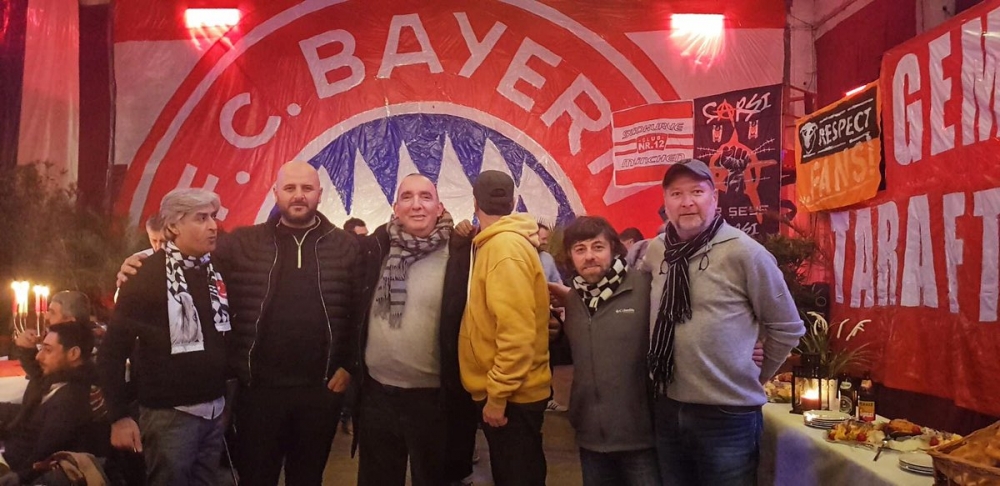 Beşiktaş ve Bayern Münih taraftarları dosluk yemeğinde bir araya geldi - Görsel 14
