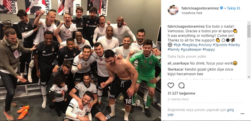 Galibiyet sonrası Beşiktaşlı futbolcuların sosyal medya paylaşımları! - Görsel 9