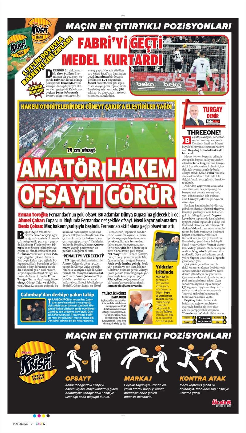 26 Şubat 2018 | Gazetelerin Beşiktaş Manşetleri - Görsel 13
