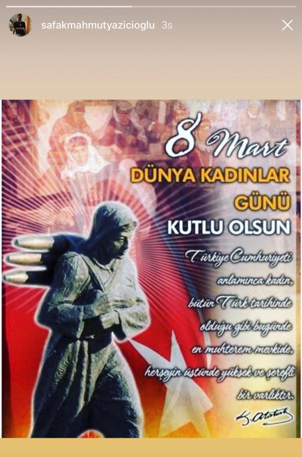 Beşiktaşlı oyunculardan 8 Mart Dünya Kadınlar Günü paylaşımları - Görsel 11