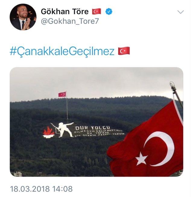 Beşiktaşlı oyunculardan 18 Mart Çanakkale Zaferi paylaşımları! - Görsel 11