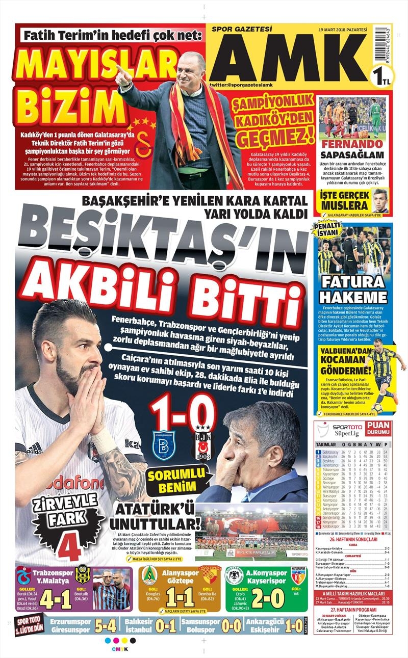 19 Mart 2018 | Gazetelerin Beşiktaş Manşetleri - Görsel 4