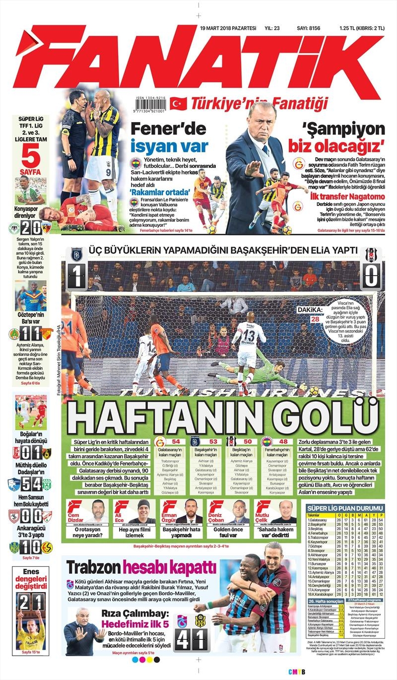 19 Mart 2018 | Gazetelerin Beşiktaş Manşetleri - Görsel 7