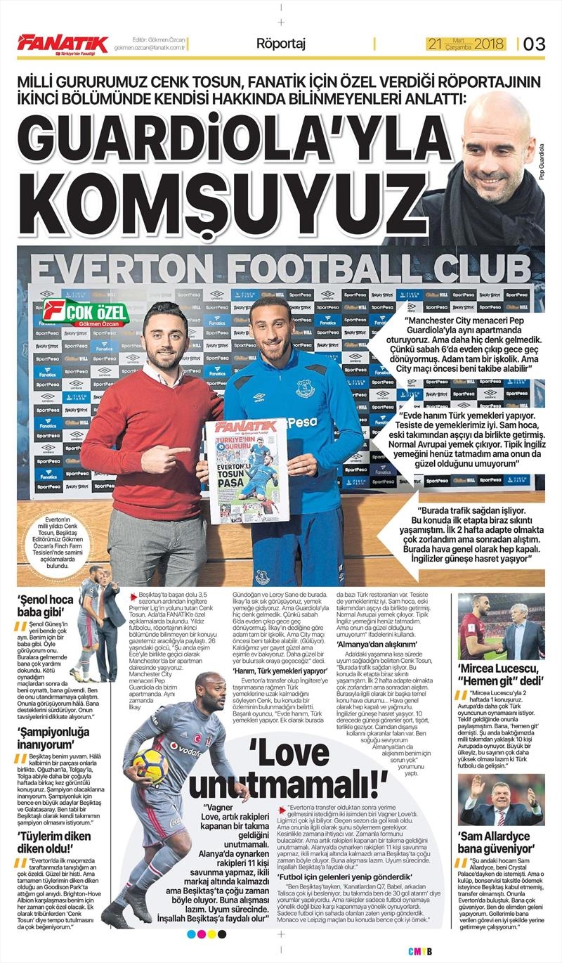 21 Mart 2018 | Gazetelerin Beşiktaş Manşetleri - Görsel 4
