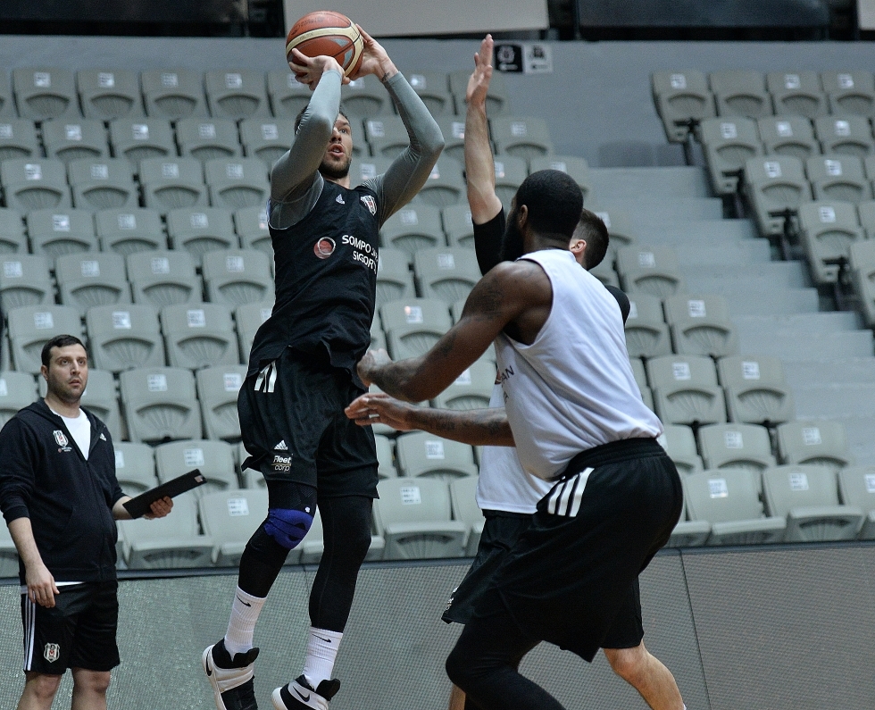 Beşiktaş Sompo Japan, Banvit maçına hazır! İşte antrenmandan kareler - Görsel 2