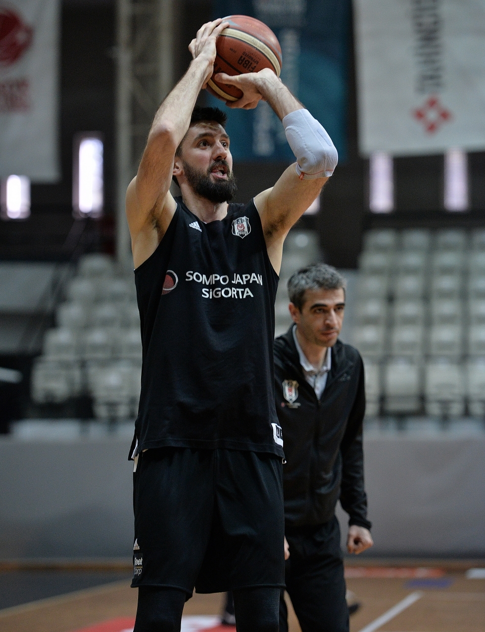 Beşiktaş Sompo Japan, Banvit maçına hazır! İşte antrenmandan kareler - Görsel 8
