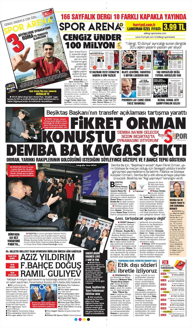 6 Nisan 2018 | Gazetelerin Beşiktaş Manşetleri - Görsel 4