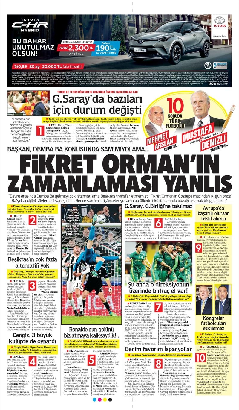 7 Nisan 2018 | Gazetelerin Beşiktaş Manşetleri - Görsel 5