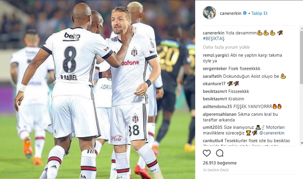 Beşiktaşlı futbolcuların maç sonrası Instagram paylaşımları - Görsel 4