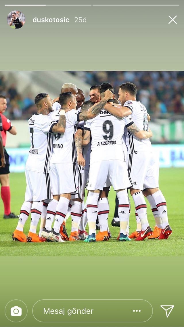 Beşiktaşlı futbolcuların maç sonrası Instagram paylaşımları - Görsel 5