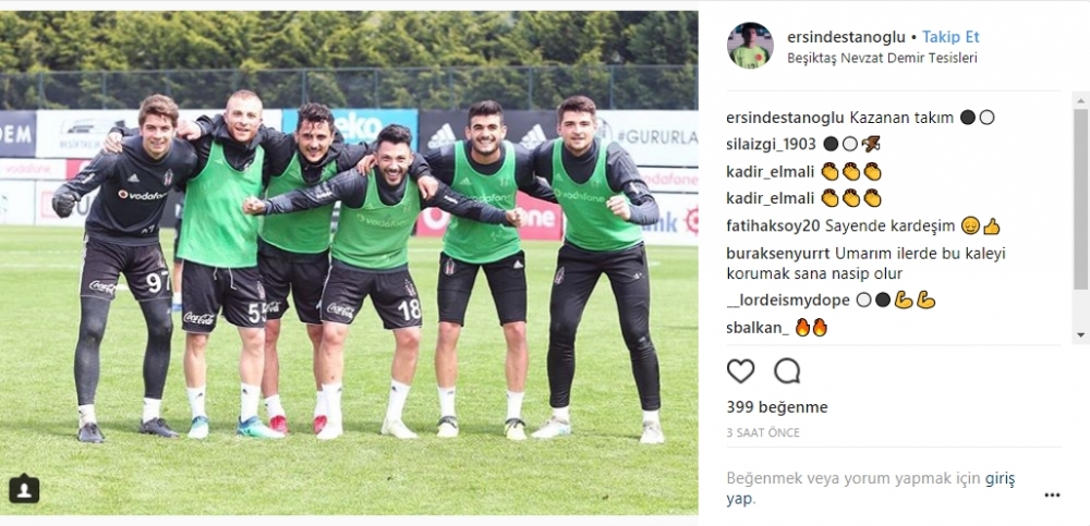 Siyah beyazlı futbolcuların bugün yaptıkları Instagram paylaşımları - Görsel 6