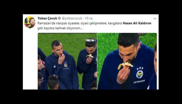 Hasan Ali Kaldırım'ın olaylar esnasında muz yemesi sosyal medyada gündem oldu - Görsel 11