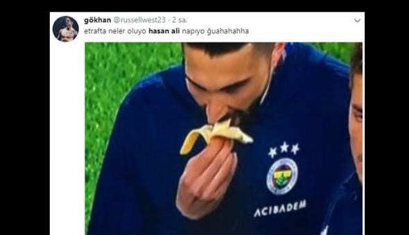 Hasan Ali Kaldırım'ın olaylar esnasında muz yemesi sosyal medyada gündem oldu - Görsel 5