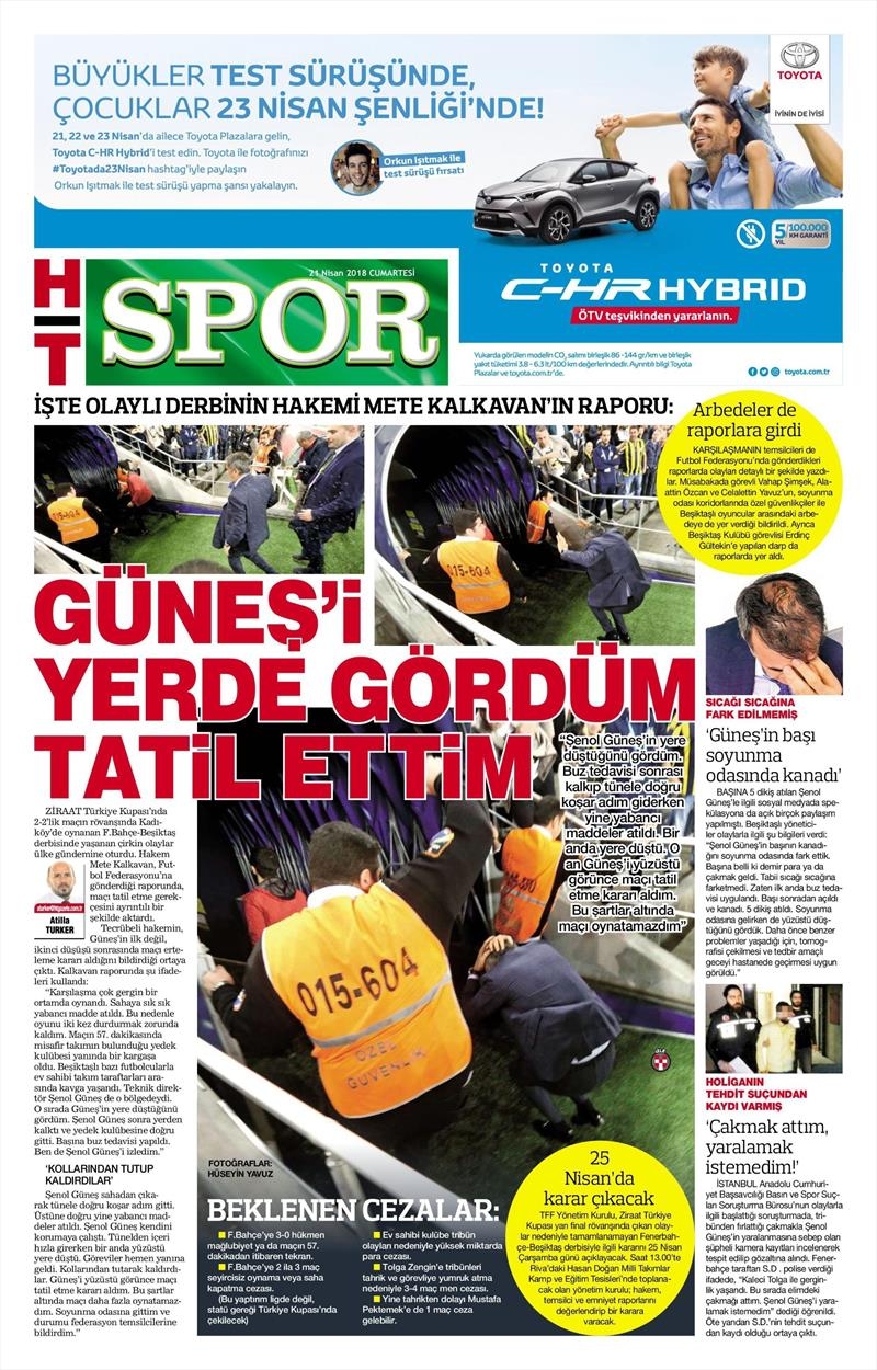 21 Nisan 2018 | Gazetelerin Beşiktaş Manşetleri - Görsel 13