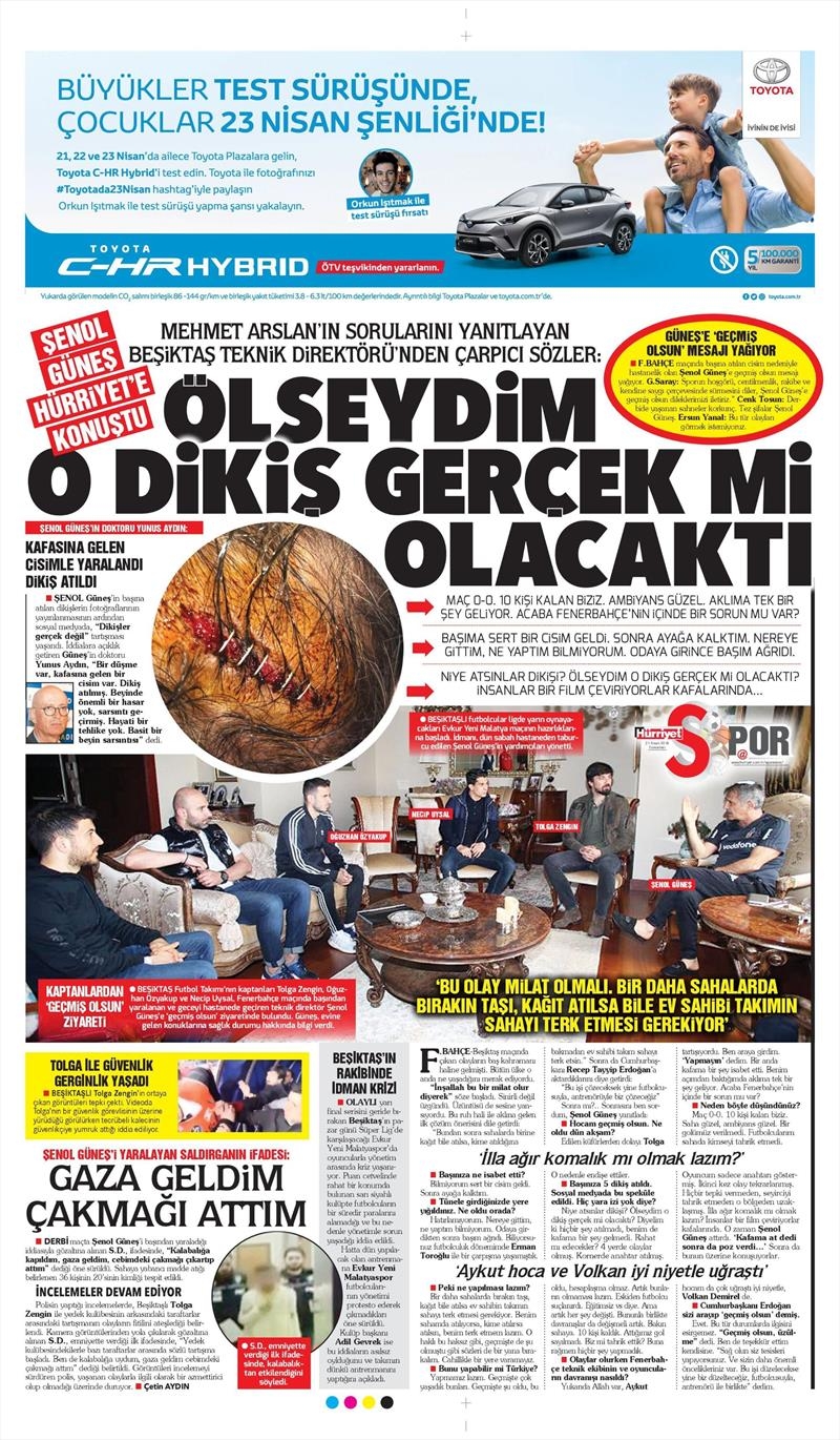 21 Nisan 2018 | Gazetelerin Beşiktaş Manşetleri - Görsel 24
