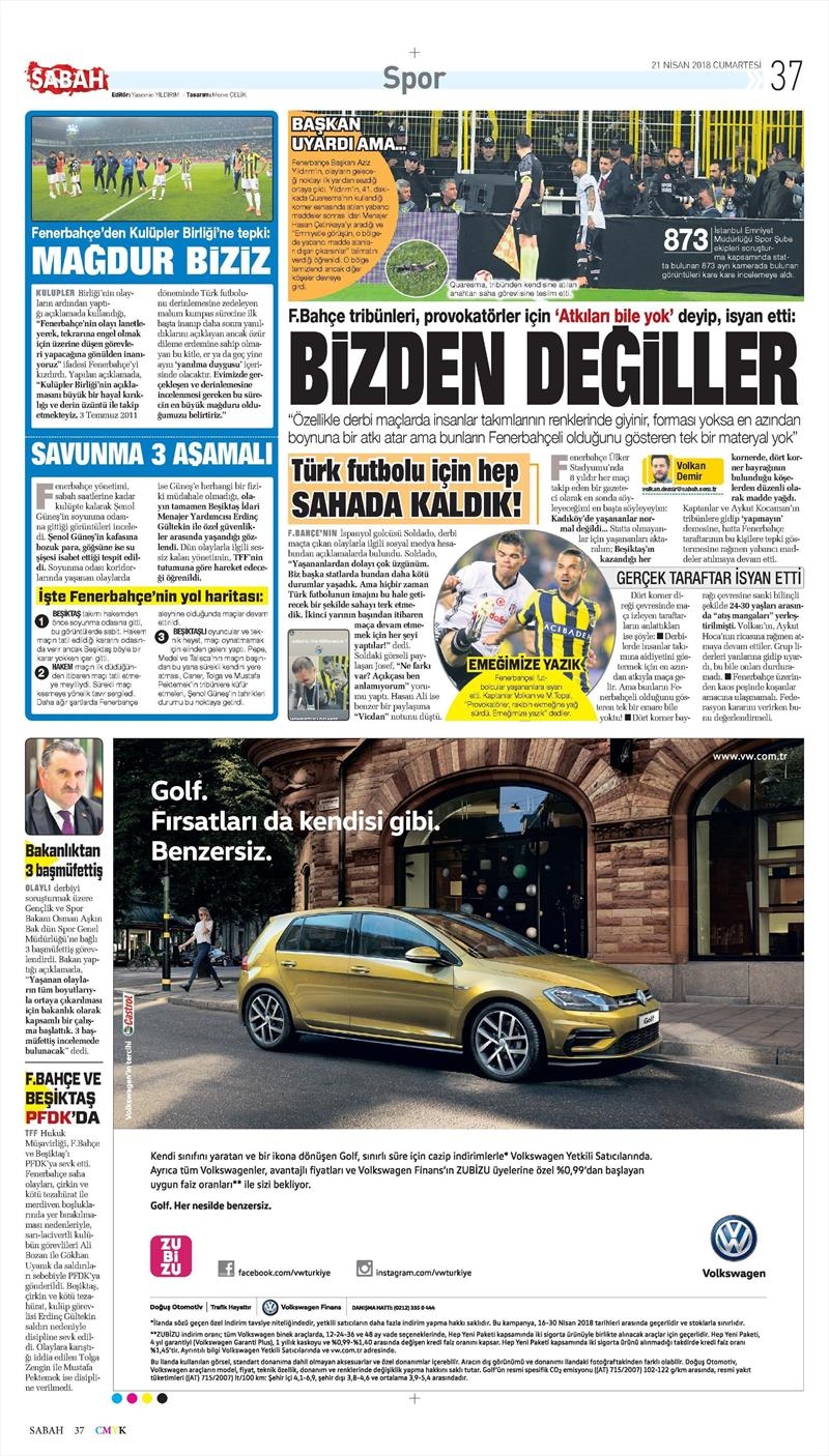 21 Nisan 2018 | Gazetelerin Beşiktaş Manşetleri - Görsel 28