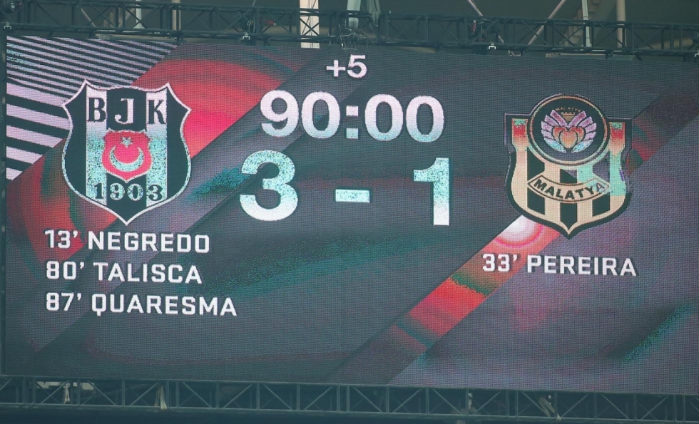 Beşiktaş - Malatyaspor karşılaşmasından kareler - Görsel 26
