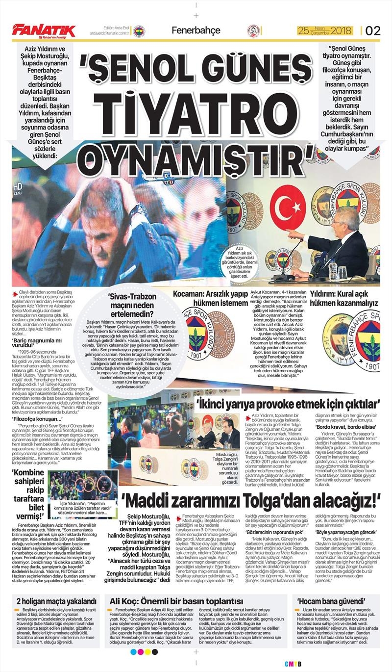 25 Nisan 2018 | Gazetelerin Beşiktaş Manşetleri - Görsel 7