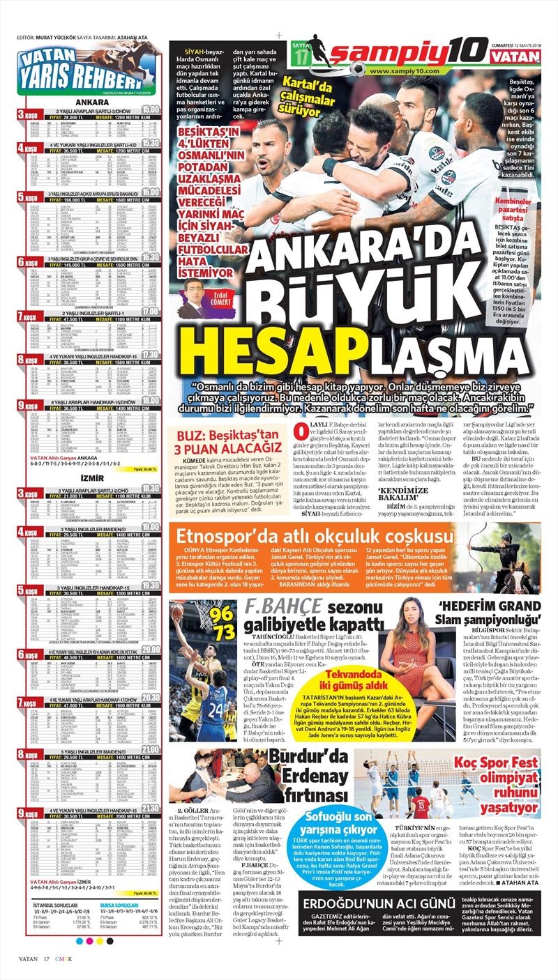 12 Mayıs 2018 | Gazetelerin Beşiktaş Manşetleri - Görsel 6