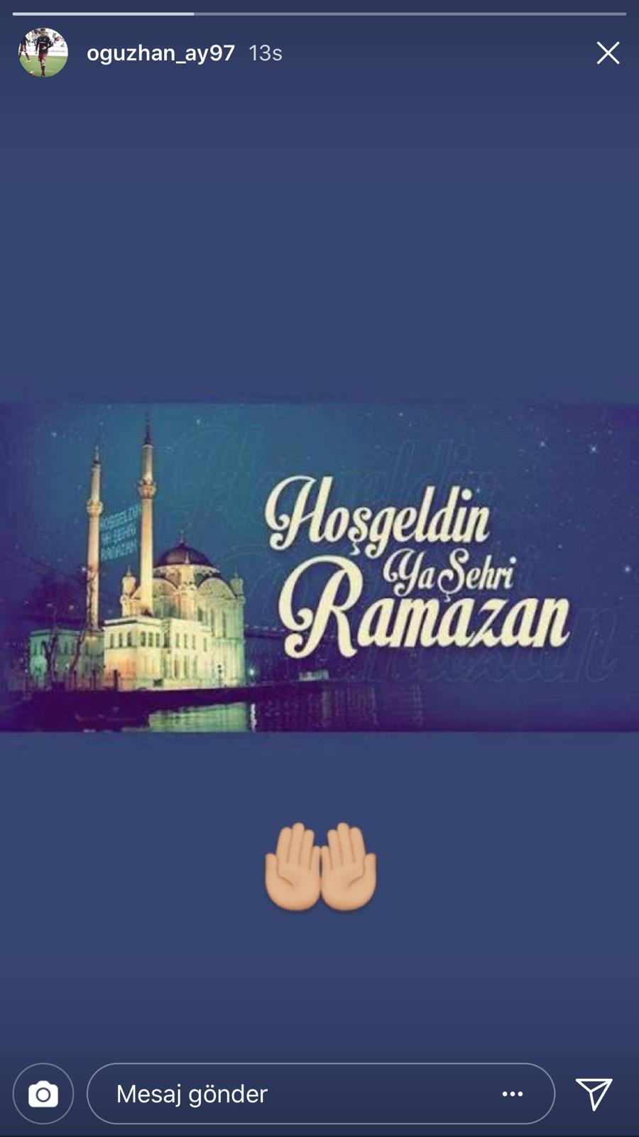 Beşiktaşlı futbolculardan Ramazan mesajları - Görsel 4